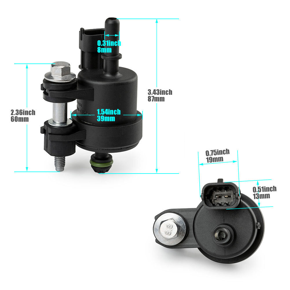 Vapor Canister Purge Valve Solenoid Fits 09-18 for Buick for Cadillac for GMC for Chevrolet 3.6L