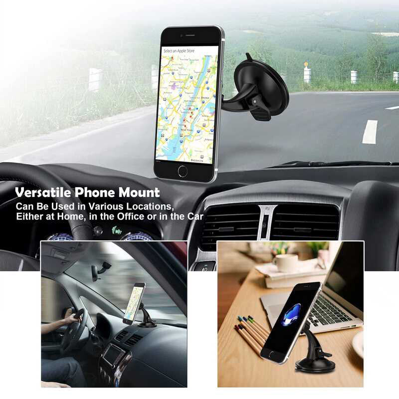 Universal 360¡ã Car Windshield Dashboard Suction Cup Mounting Device for Phone Holders
