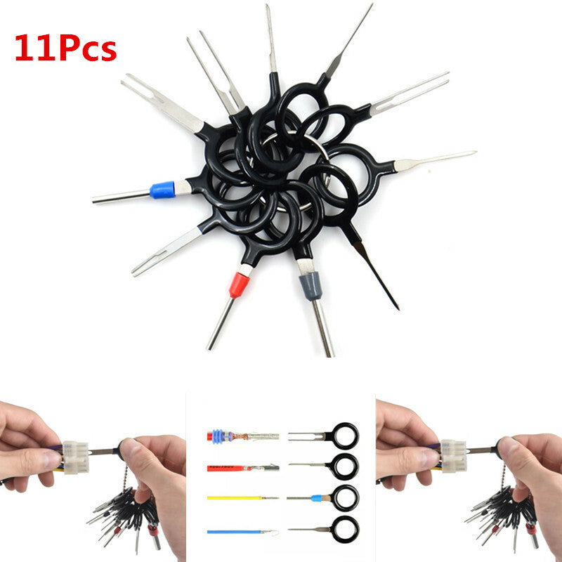 11P Car Wire Plug Puller Release Pin Plug Repair Terminal Removal Extractor Tool