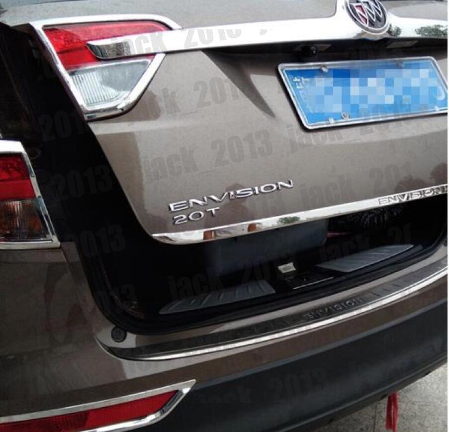 for Buick Envision 2016-2020 STAINLESS REAR TRUNK TAIL GATE DOOR LID COVER TRIM