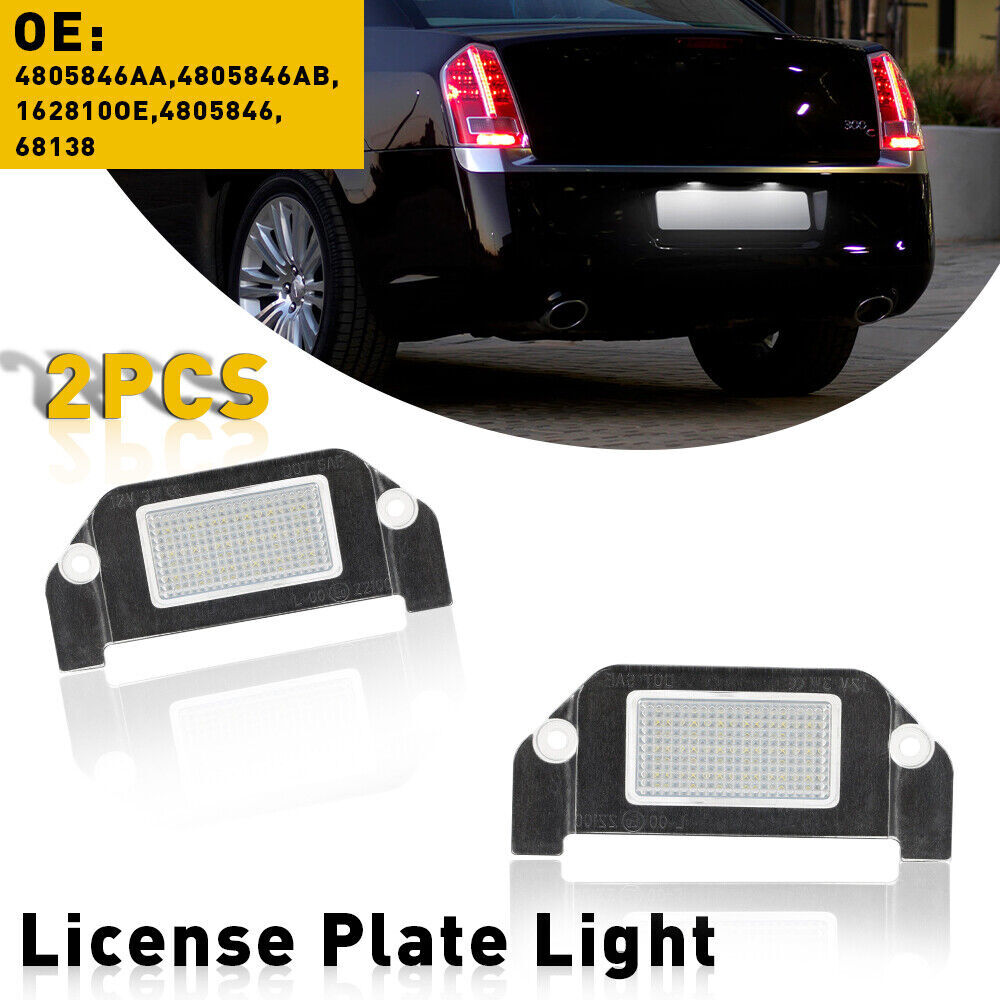 White SMD LED license Plate Light Lamp for Dodge Charger for Challenger / for Chrysler 300
