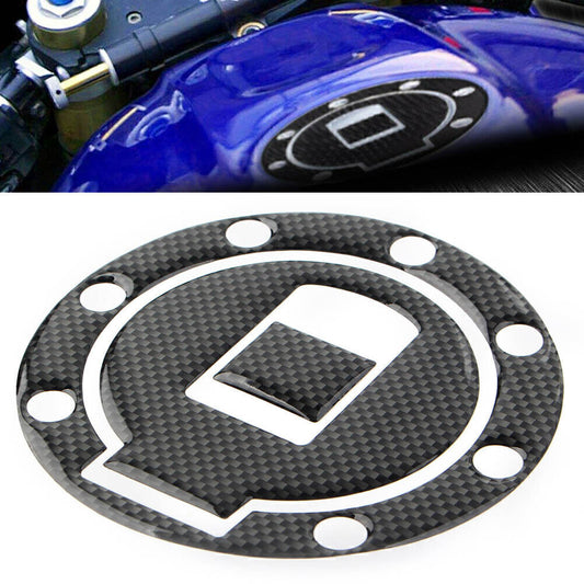 Gas Tank Fuel Cap Cover Pad Fit for Yamaha R1/R6/600 YZF/FZR/FJ/FJR Perforated 98-99