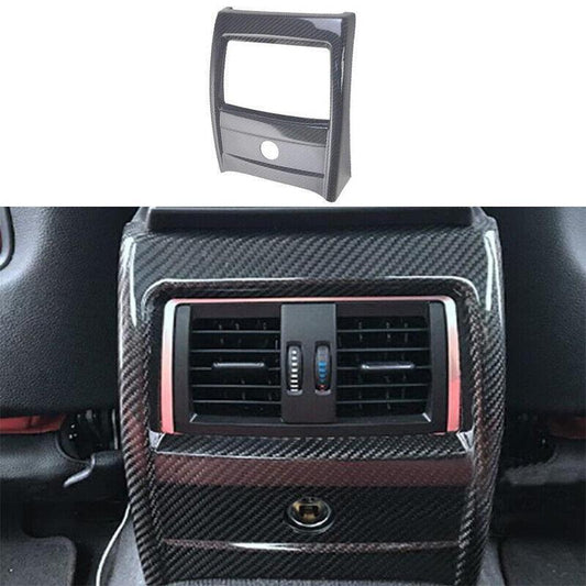 for BMW M3 M4 2015-2020 Dry Carbon Fiber Rear Air Outlet Vent Cover Trim 1PCS