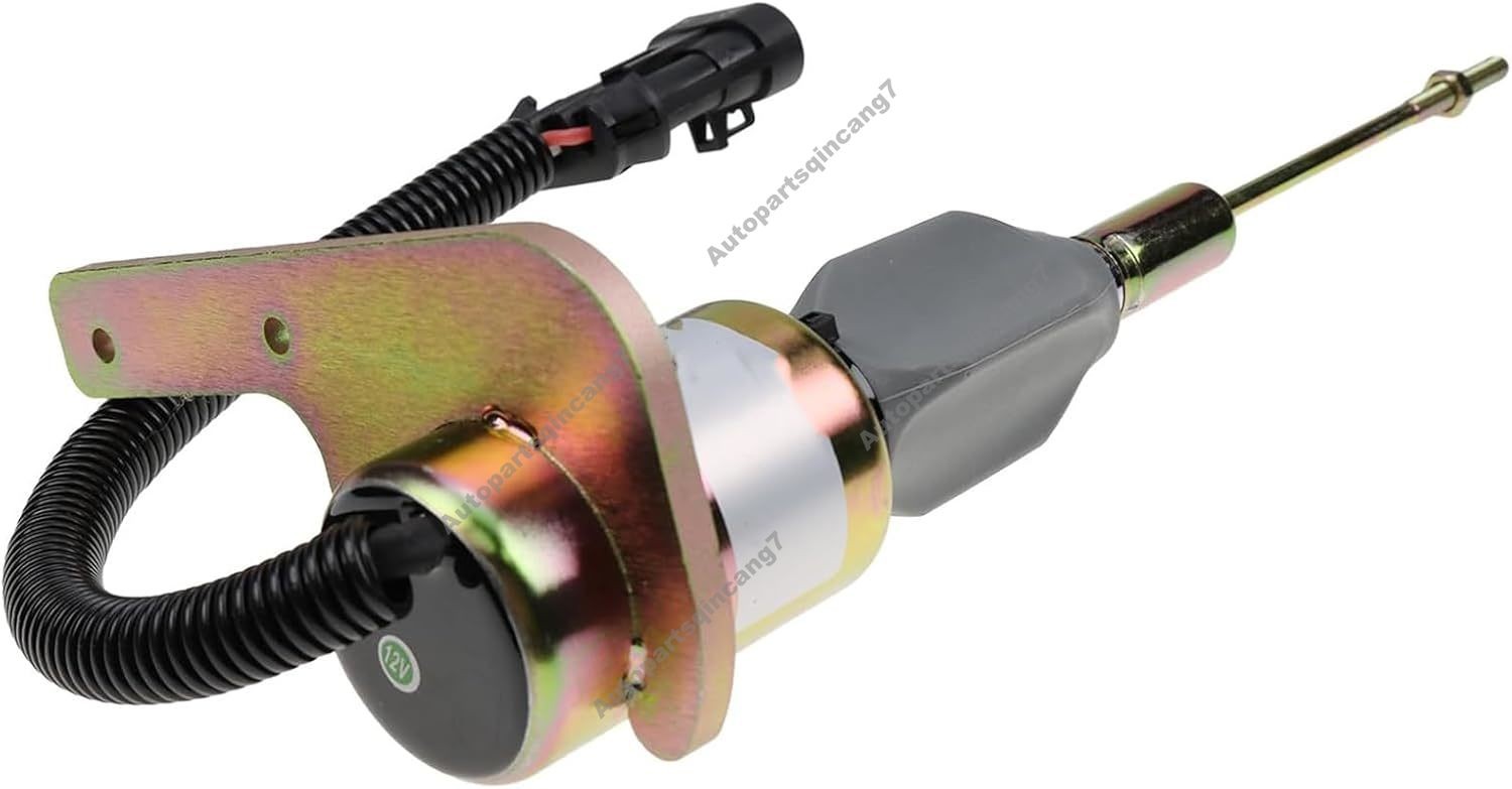 12V Fuel Shutdown Solenoid Valve 1820453C91 for Navistar DT466 DT466E Engine