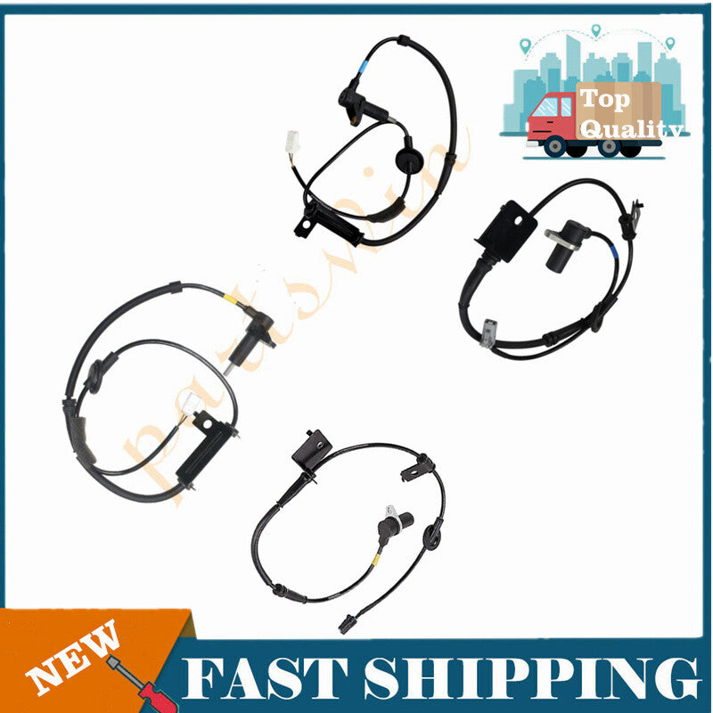 4-pack ABS wheel speed sensors (front, rear, left, right) suitable for Santa Fe 2001-2006 FWD