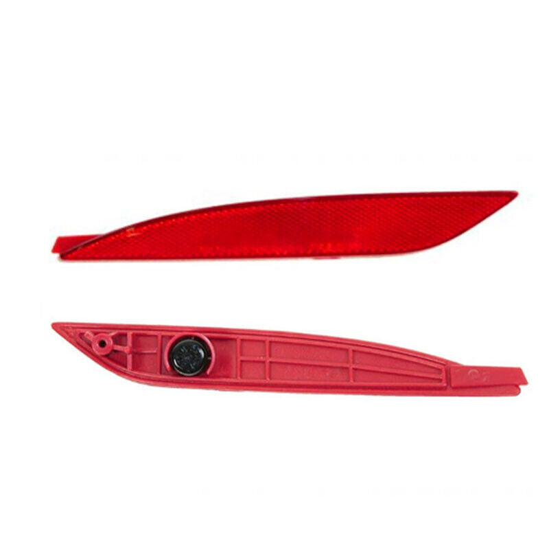 Pair Rear Bumper Red Reflector Lens for Hyundai Sonata 2011-2013