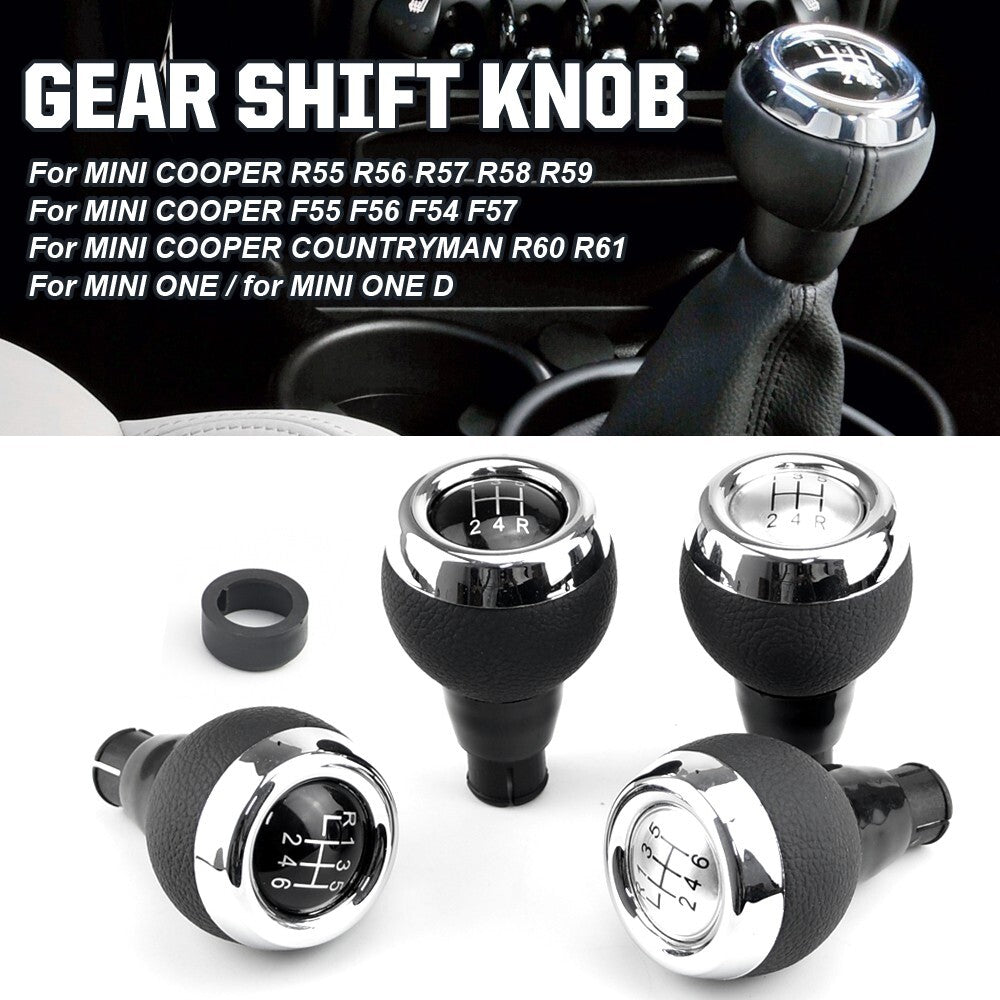 6 Speed Manual Gear Shift Knob Shifter Lever for Mini R50 Cabrio R52 R53 Cooper