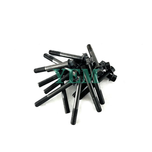1 Set Engine Head Bolt 18pc For Yanmar 4TNV106 Engine 4TNV106 Cylinder Head Bolt