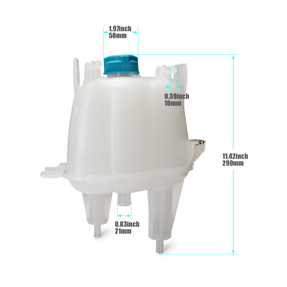 Radiator Coolant Overflow Tank For 2014-21 for Ram Promaster 3500 2500 1500 3.0 3.6L