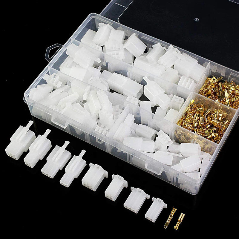Car 2.8mm Electrical Wire Connector Male Female Cable Terminal Plug Box Kit