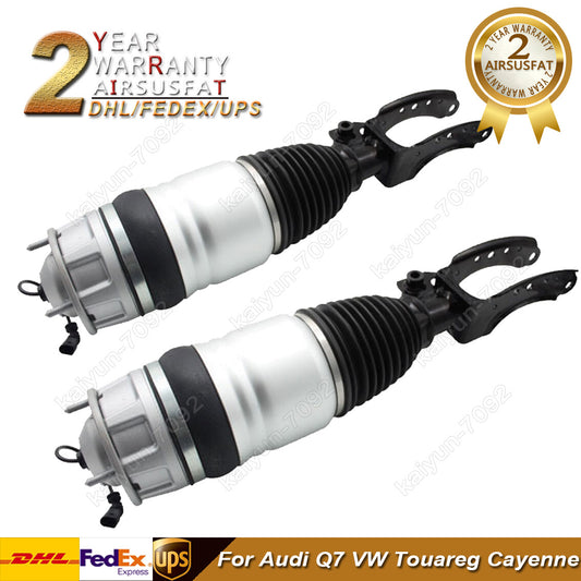Pair Front Air Suspension Shock Struts for Audi Q7 for Porsche for Cayenne for VW Touareg