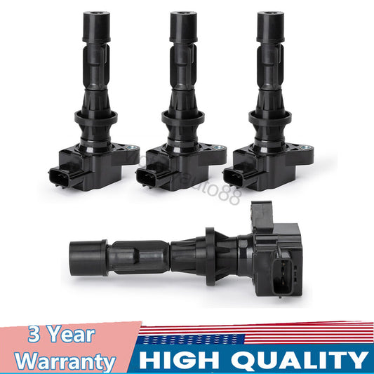 4-pack of new L3G218100 ignition coils suitable for MAZDA 3 6 06-13 CX-7 07-12 MX-5 06-15