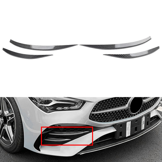 Fog Light Grille Strips Trim for Mercedes-Benz CLA Class C118 X118 2023-24 23 24