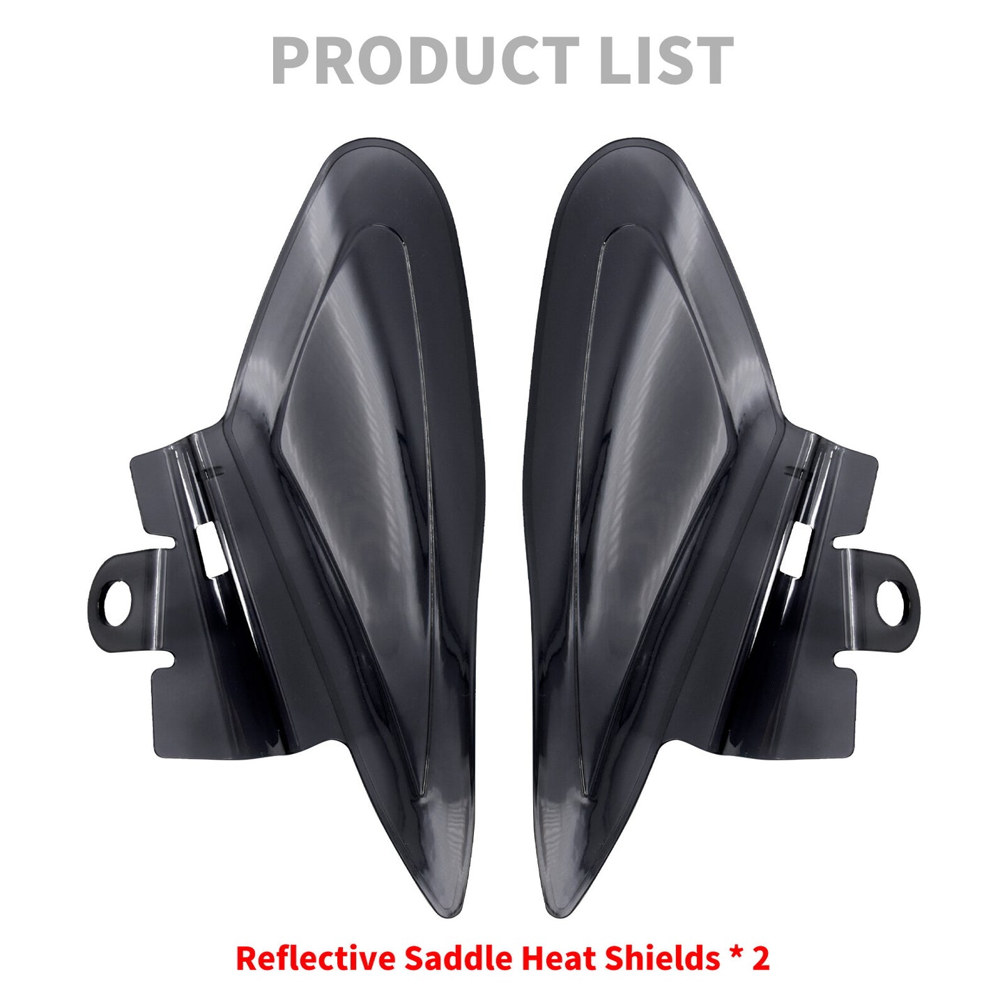 Gary Reflective Saddle Heat Shields For Indian Chief Chieftain Roadmaster 14-22
