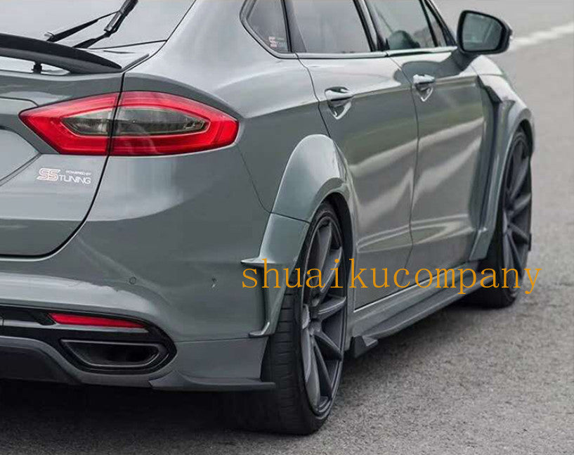10x for Ford Fusion 2014-18 Primer Wide body Fender Flare Wheel Arch Cover Trim