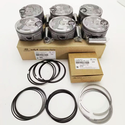 New +0.50 mm engine piston ring kit for 12-16 for Hyundai for Kia Azera Cadenza 3.3L V6