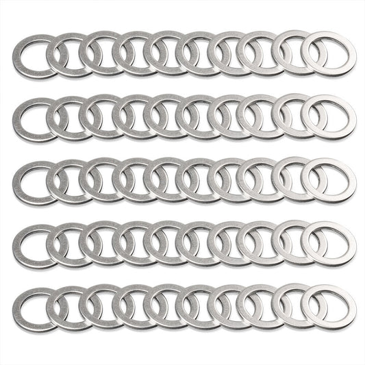 500Pcs M14 Aluminum 9956-41-400 Oil Drain Plug Crush Washers Gaskets for MAZDA