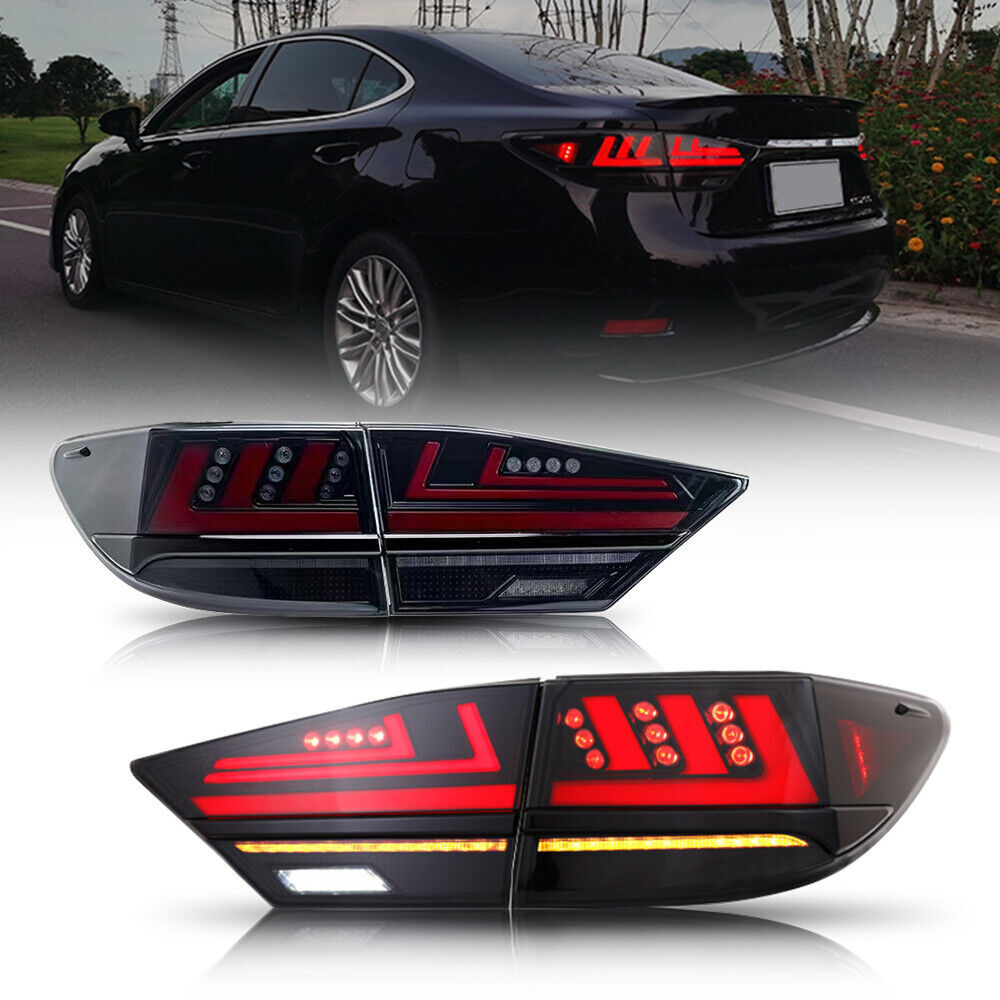 Smoked LED taillight assembly for Lexus ES350 for ES 300h 2013-2018 rear lights