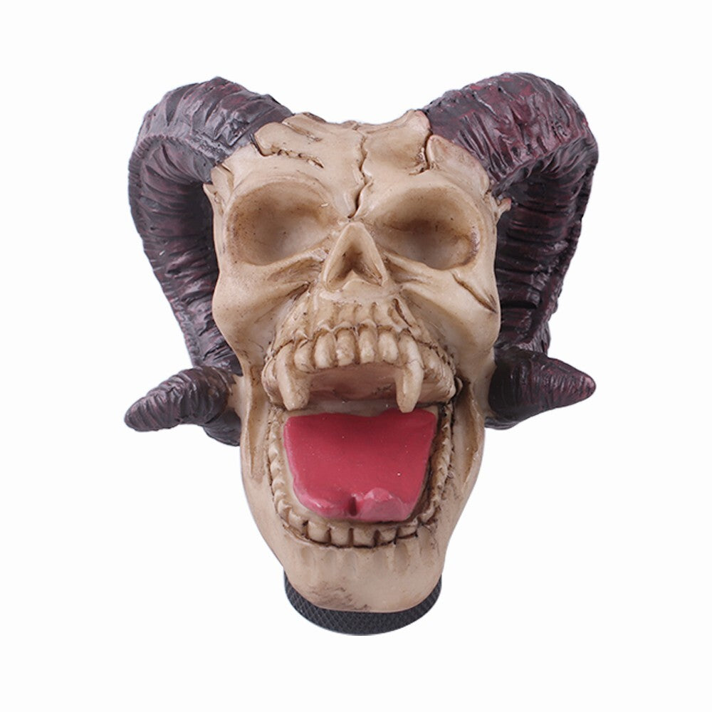 Universal Gear Shift Knob Skull Zombie Head Style Car Manual Stick Lever Shifter
