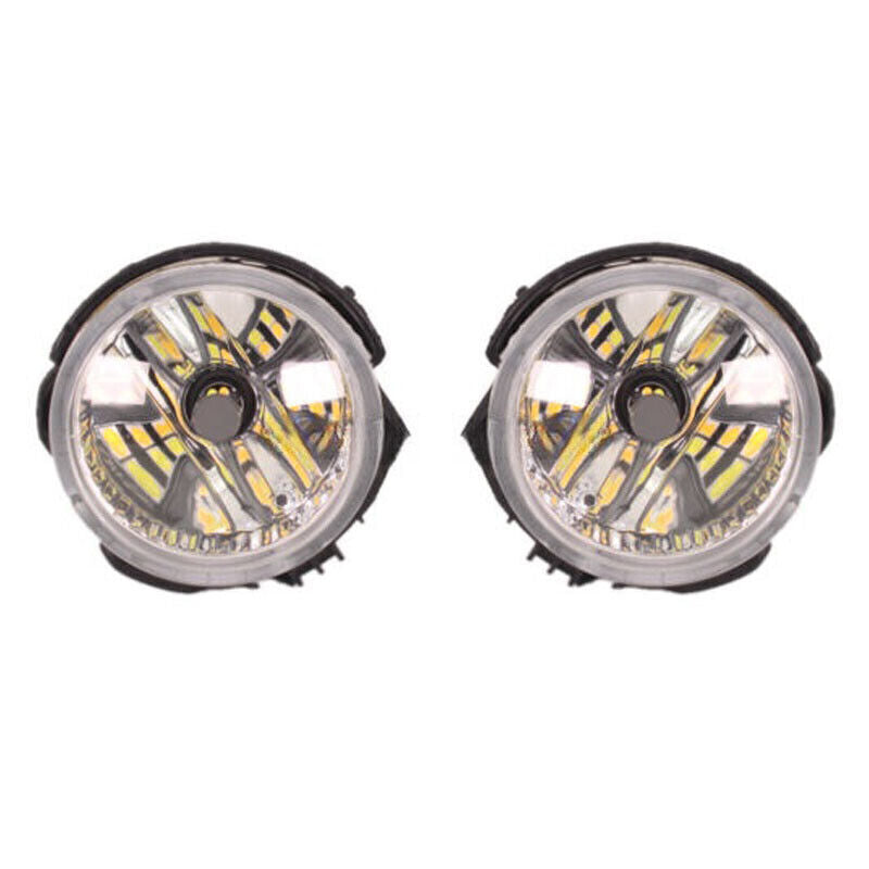 1 Pair For 2008-2013 for Subaru Forester LED 2Pcs Front Fog Lights Fog Lamps W/Bulbs