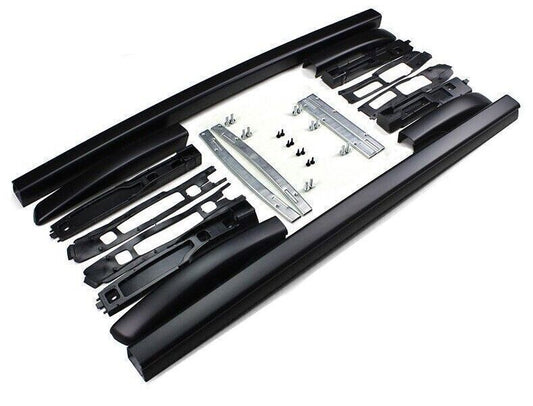 for Mitsubishi ASX Outlander Sport 11-23 Roof Rail Rack Side Rail Black Trim Kit