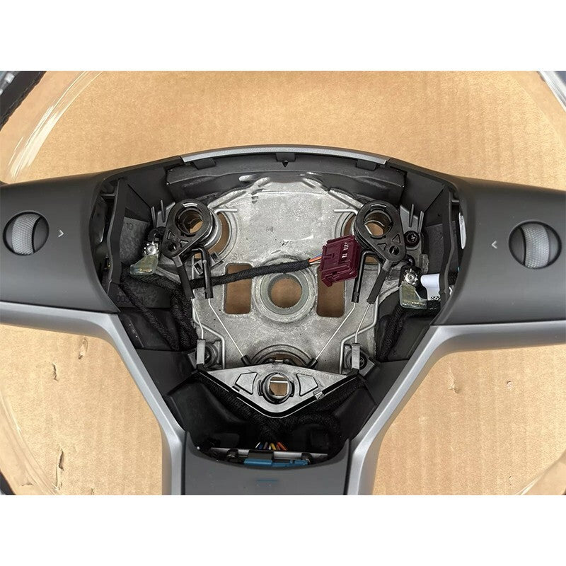 1490214-00-B Fit for Tesla Model 3Y Driver Heated Leather Steering Wheel