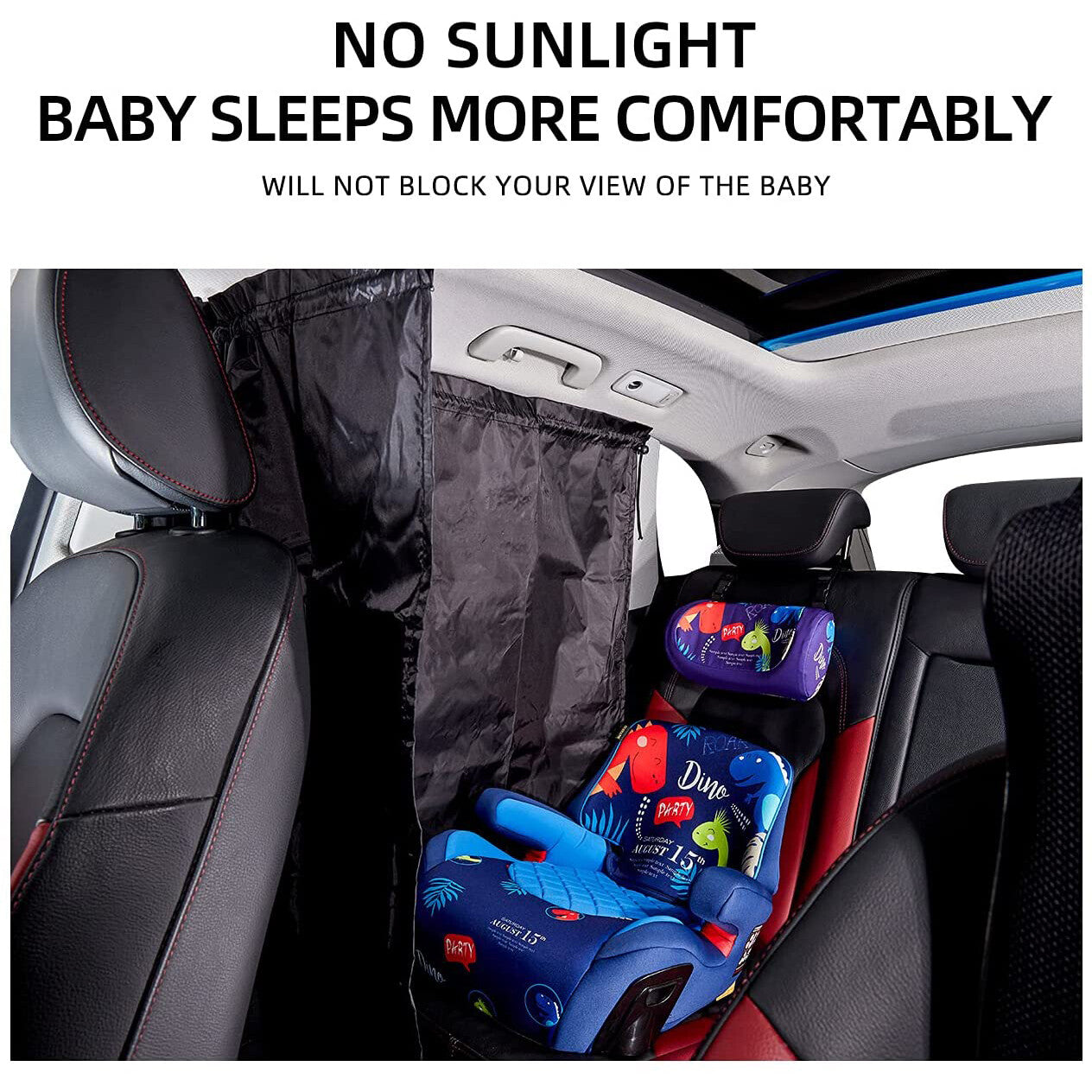 2 for Chevrolet Car Truck Divider Curtain Side Window Privacy UV Block Sun Shade