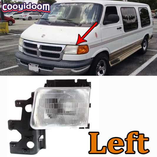 for DODGE FULL SIZE VAN 94-97 HEAD LAMP Left Assembly Halogen