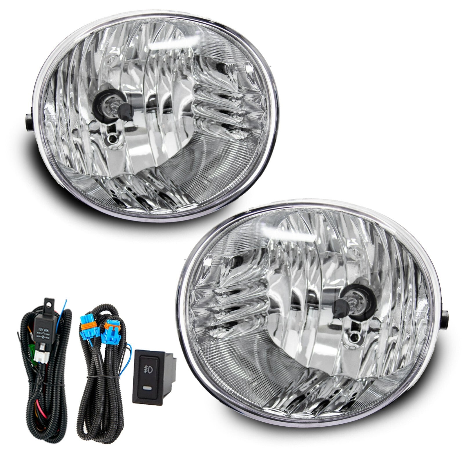 A pair of 04-05 for Toyota Rav4/05-07 for Toyota for Avalon fog lights and front bumper lights.