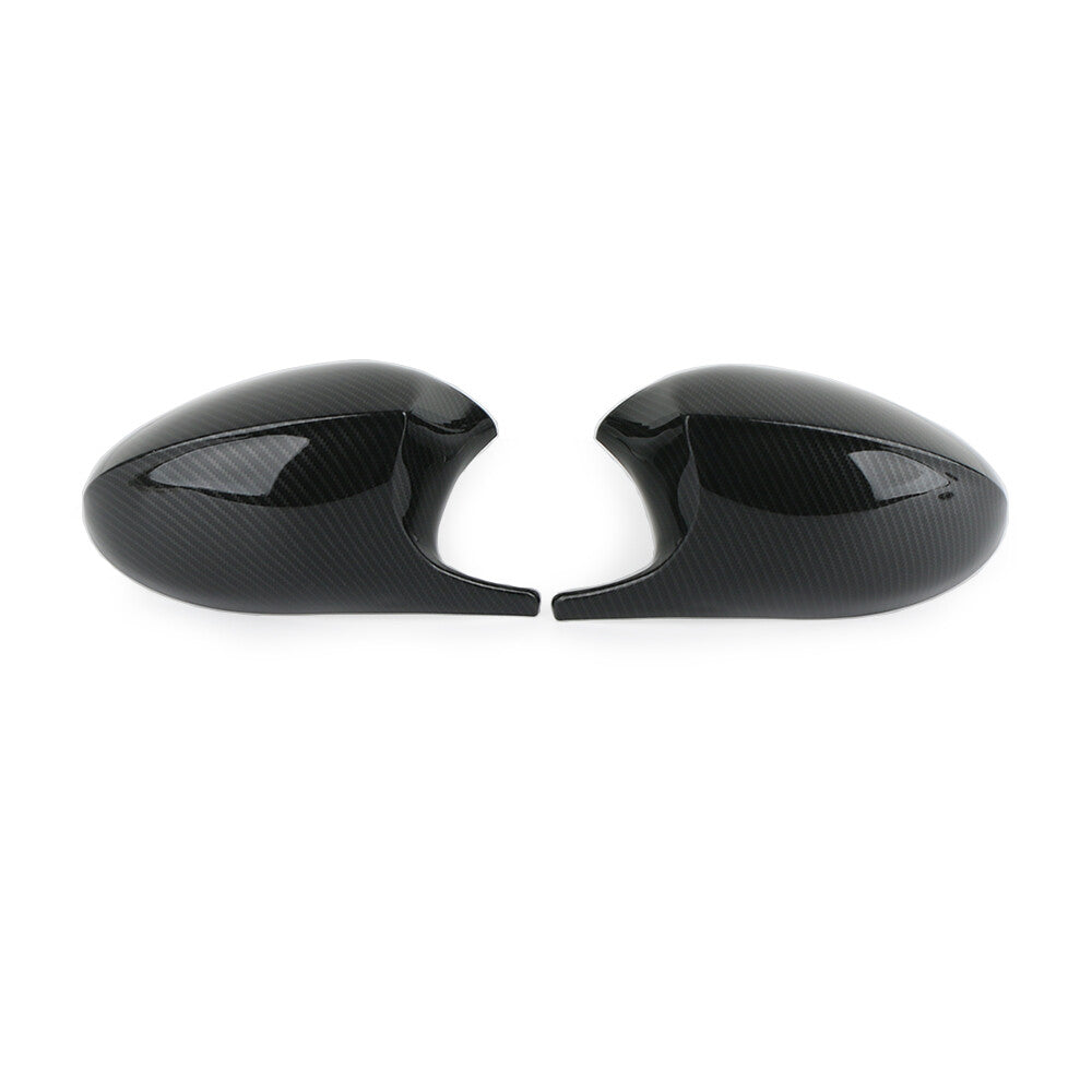 Car M3 style carbon fiber mirror caps for BMW E90 E91 E92 PRE-LCI 2004-09