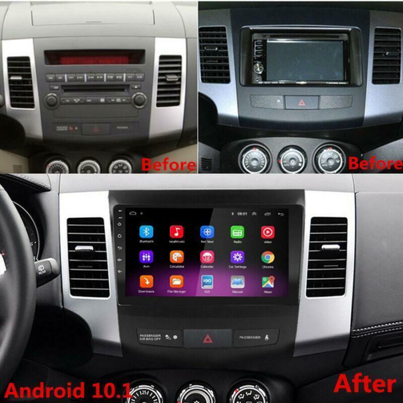 Auto Android 10.1 Radio MP5 Player GPS Wifi 3G 4G For 06-12 for Mitsubishi Outlander
