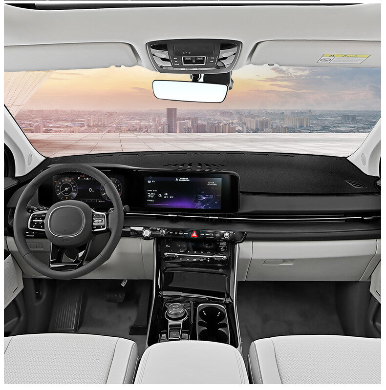 for Kia Carnival 2022-2023 Black Dashboard Dash Cover Dashmat Mat Carpet pad US