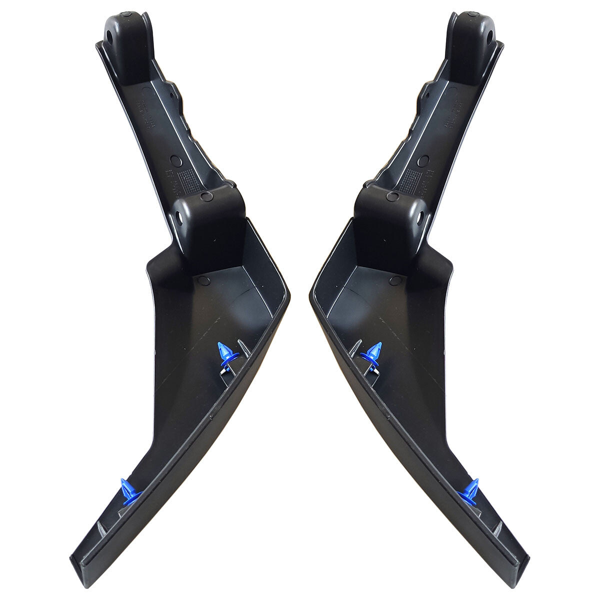 A pair of front bumper-mounted extended wheel arches fit the for Range Rover Evoque 2012-2015.