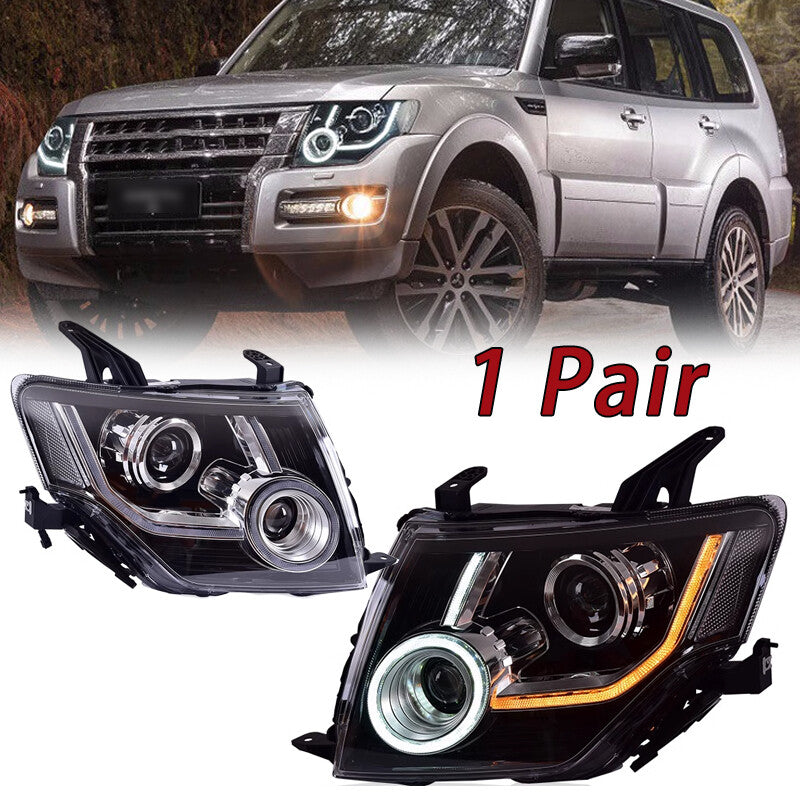 Led DRL Headlight Shogun Dynamic Turning For Pajero V93 V97 V87 Montero V95 V98
