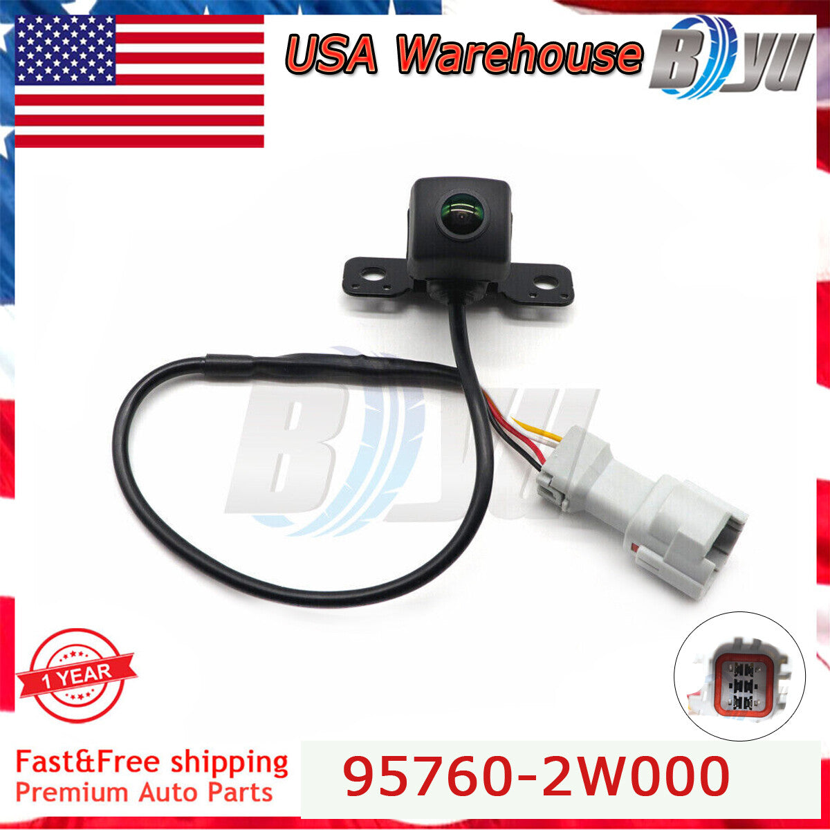 95760-2W000 Backup Reverse Camera For 2013-16 for Hyundai Santa Fe Rear View Parking