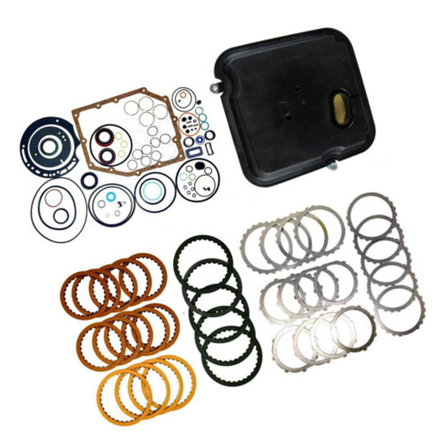 New 42RLE Transmission Master Rebuild Kit Gaskets Friction Steel Plates Set 03