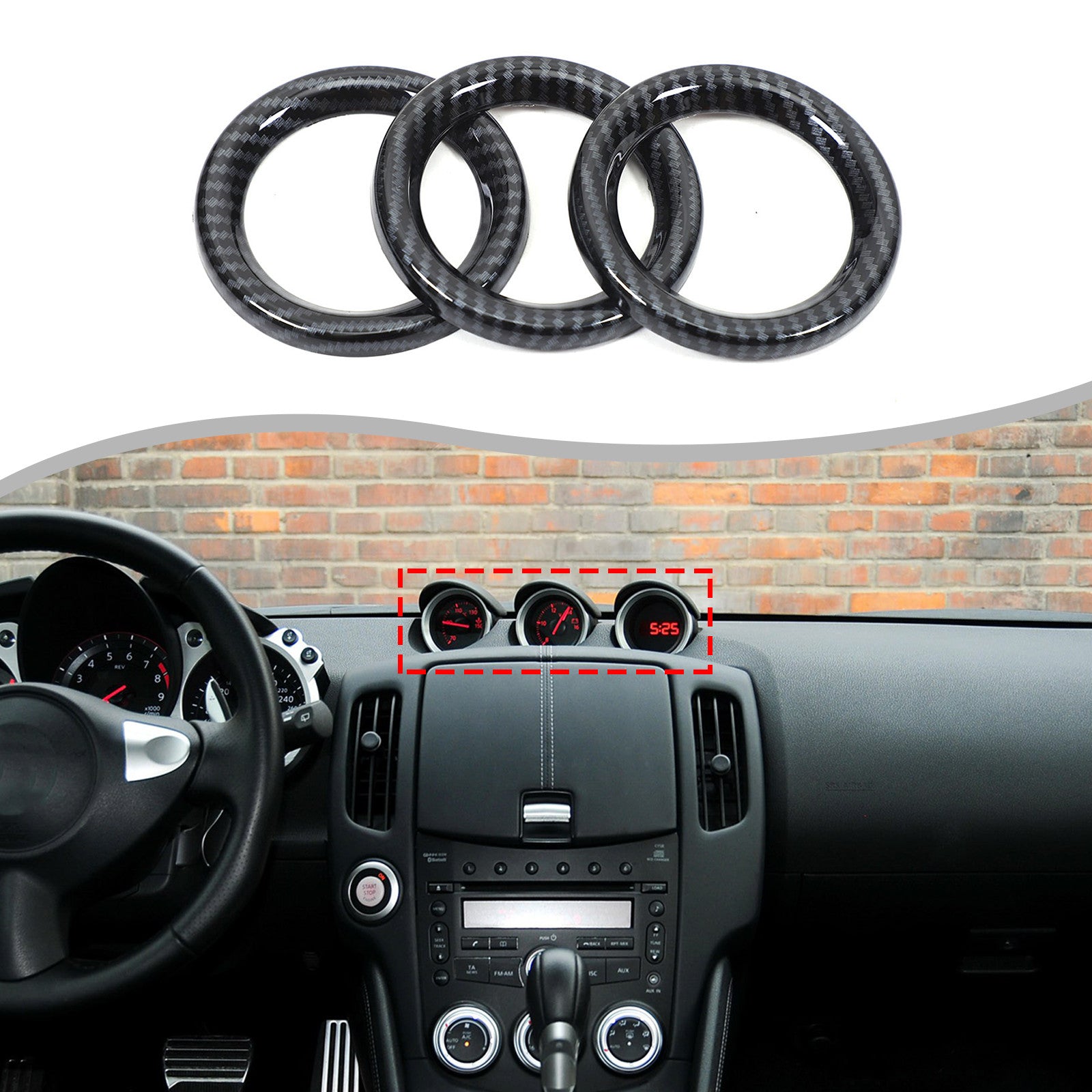 ABS Black Glove Box Divider Storage Panel Trim for Toyota 86/ for Subaru BRZ 2022+