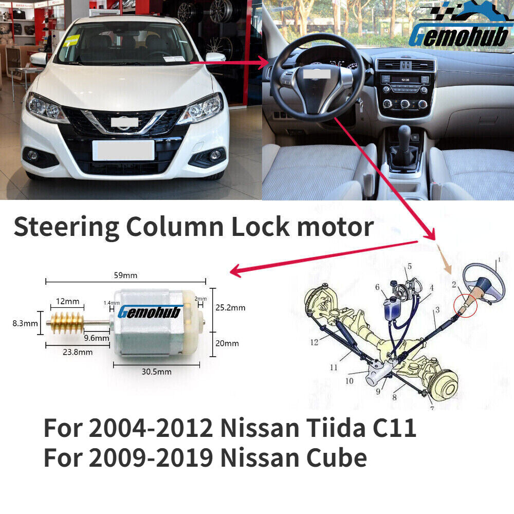 Steering Column Lock Motor Diretion Motor For 2009-2013 for Infiniti FX50 FX37 FX35