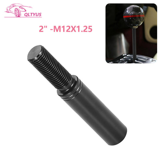 2 M12X1.25 Aluminum Car Gear Shift Knob Extender Extension Lever for Subaru WRX