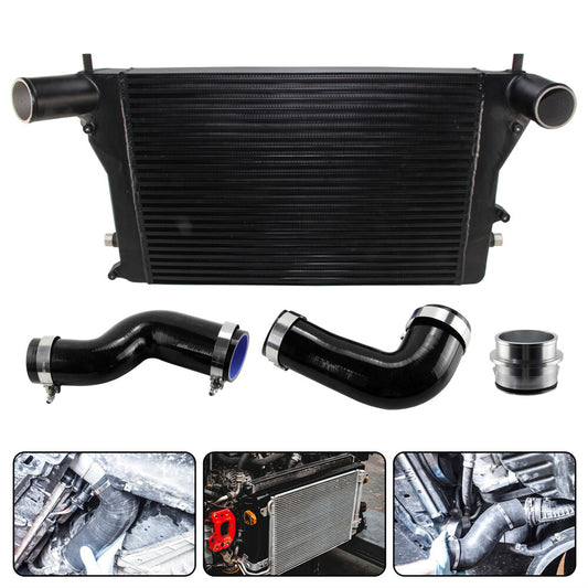 FMIC Intercooler Kit for VW for Golf GTI 06-10 2.0T MK5 MK6 A3/S3 (VERSION 2) Black