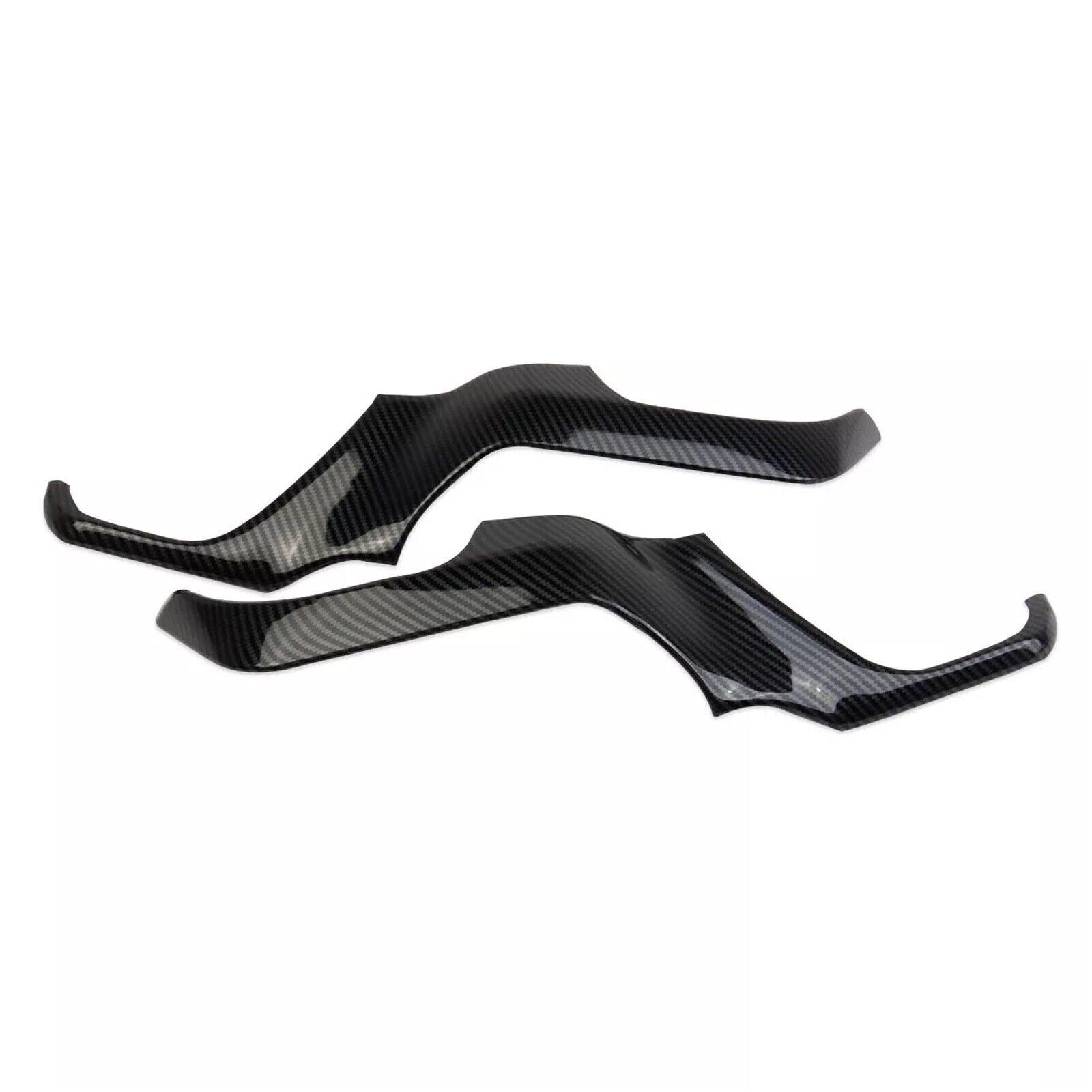 2 Carbon fiber internal navigation vent socket trim for Dodge for Ram 1500 2500 3500