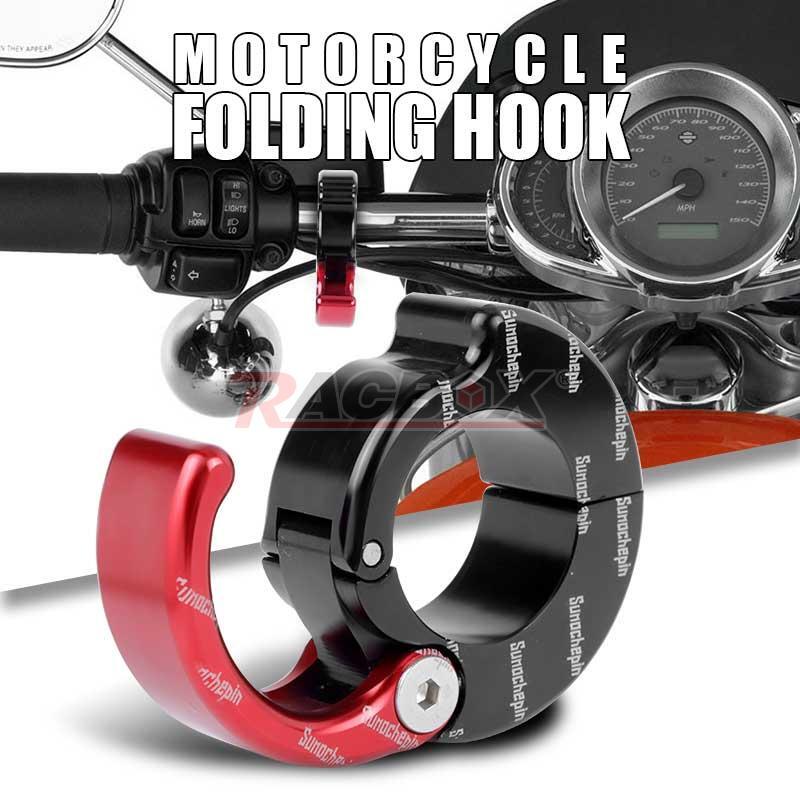 Motorcycle Bike Helmet Hook Holder CNC Aluminum Alloy Hanger Hook Accessories
