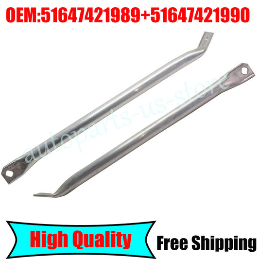 Pair Left Right Radiator Support Brackets for BMW X3 X4 51647421989 51647421990