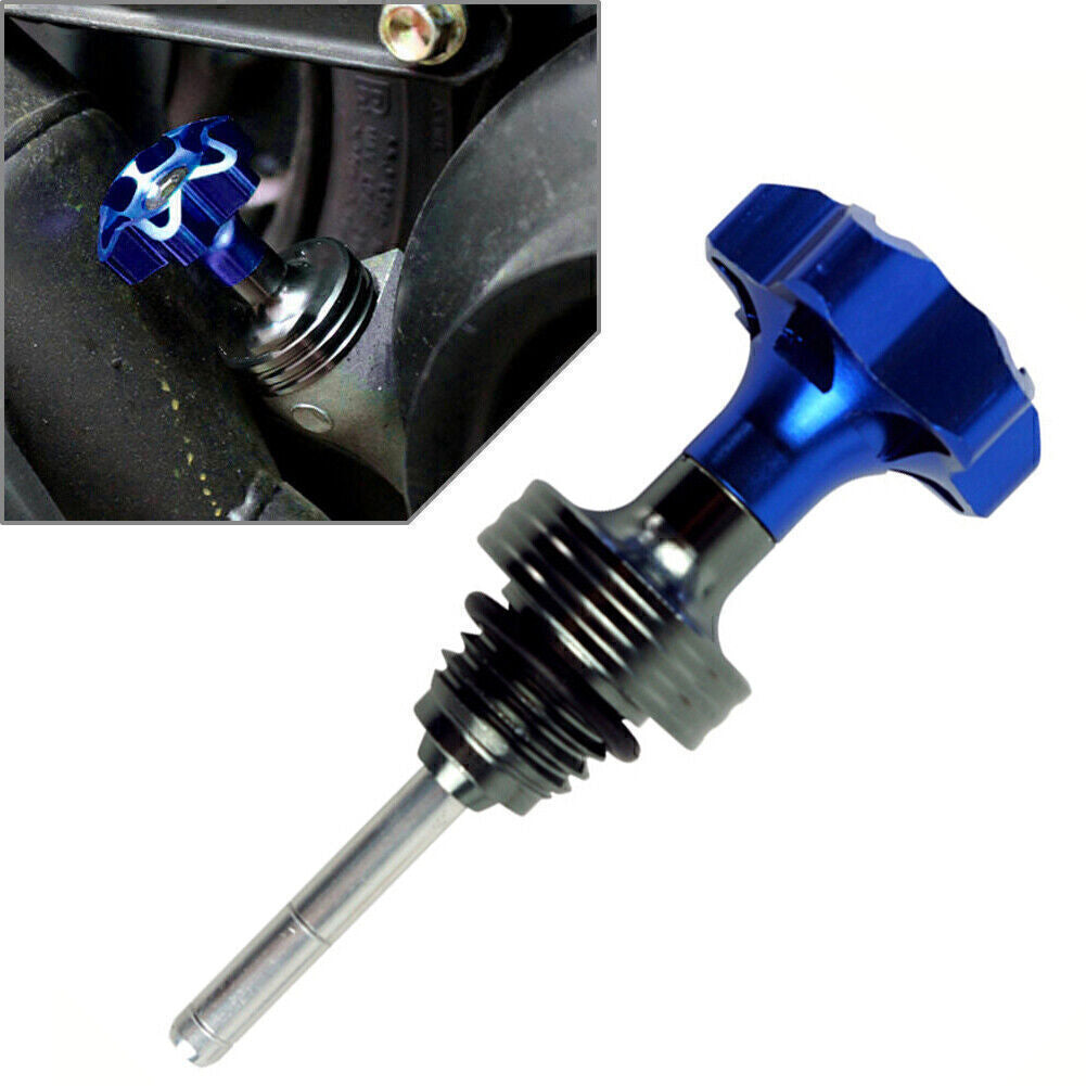 Engine Oil Dipstick Aluminum For 125CC ATV Pit Dirt Bike BLUE Motor Universal