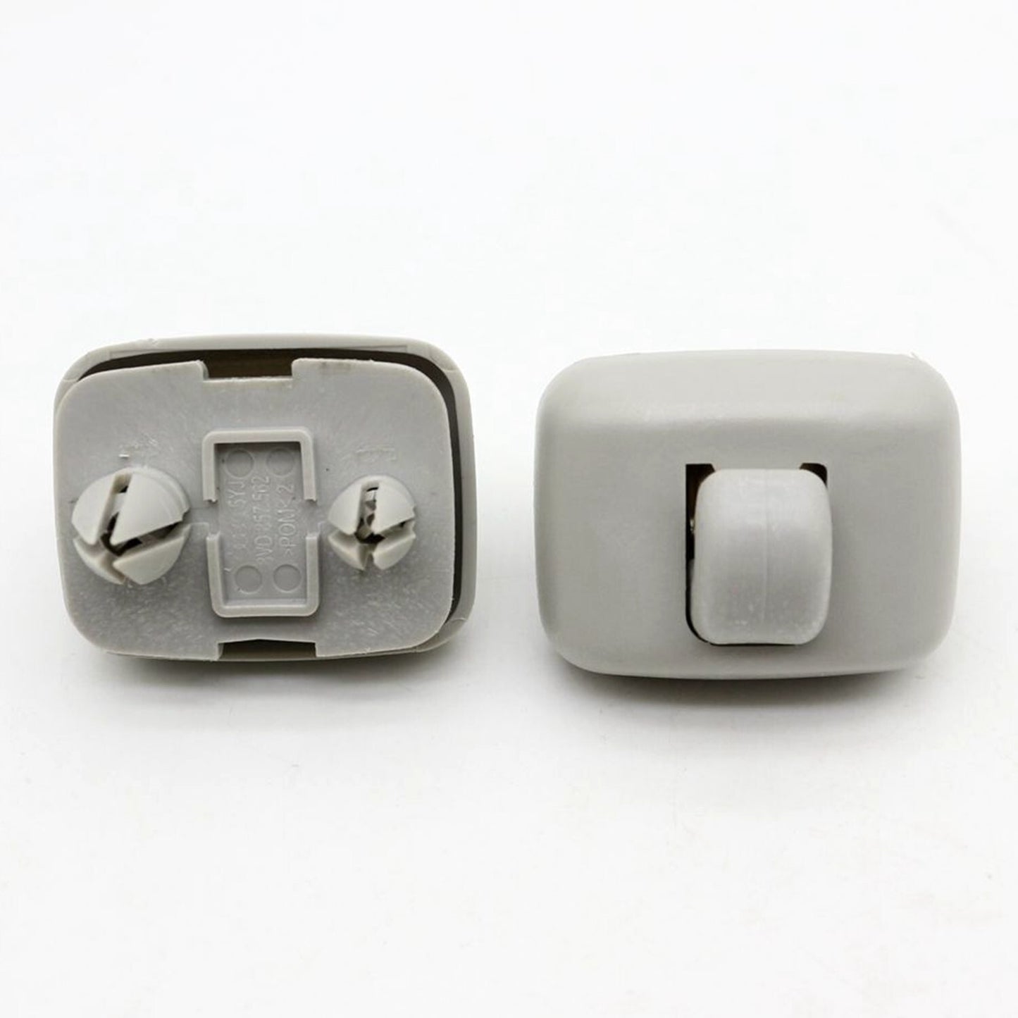 2x Gray Sun Visor Clip Holder Hook fits for Audi A3 S3 A4 S4 A5 S5 Q3 Q5 8U0857562A