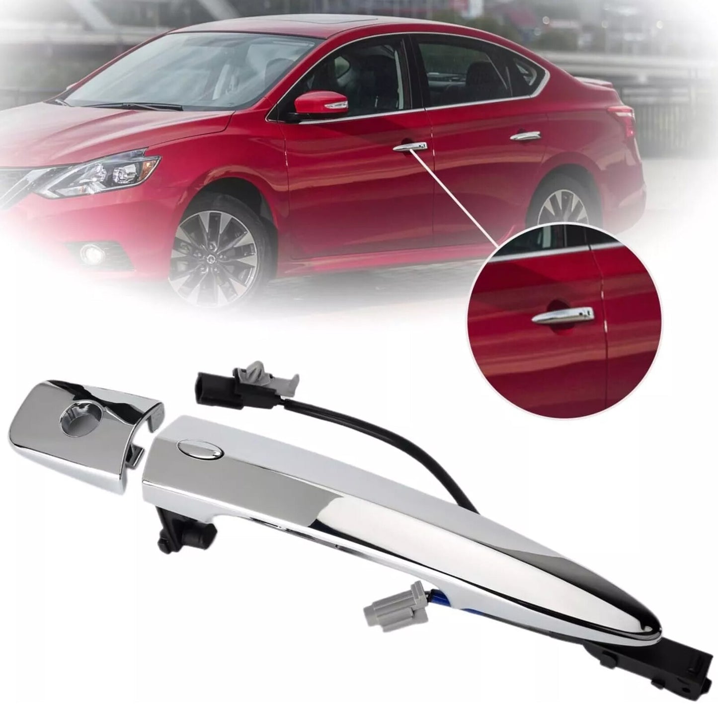 Door Handle 806469N00A For 13-18 for Nissan Sentra 09-14 Murano Maxima Front Left