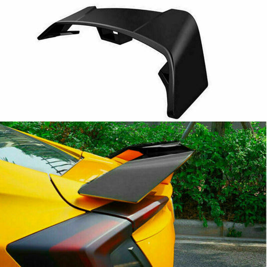 for Honda for Civic Sedan 2016-2021 Black Car Rear Trunk Spoiler Aircraft Wing Flap