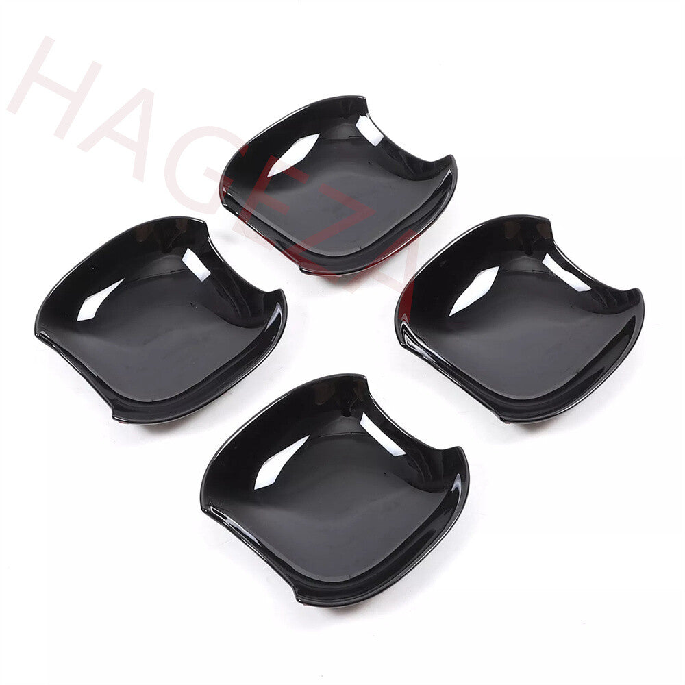 Gloss Black ABS Side Door Handle Bowl Trim For Toyot@ for Land Cruiser LC250 2024-25