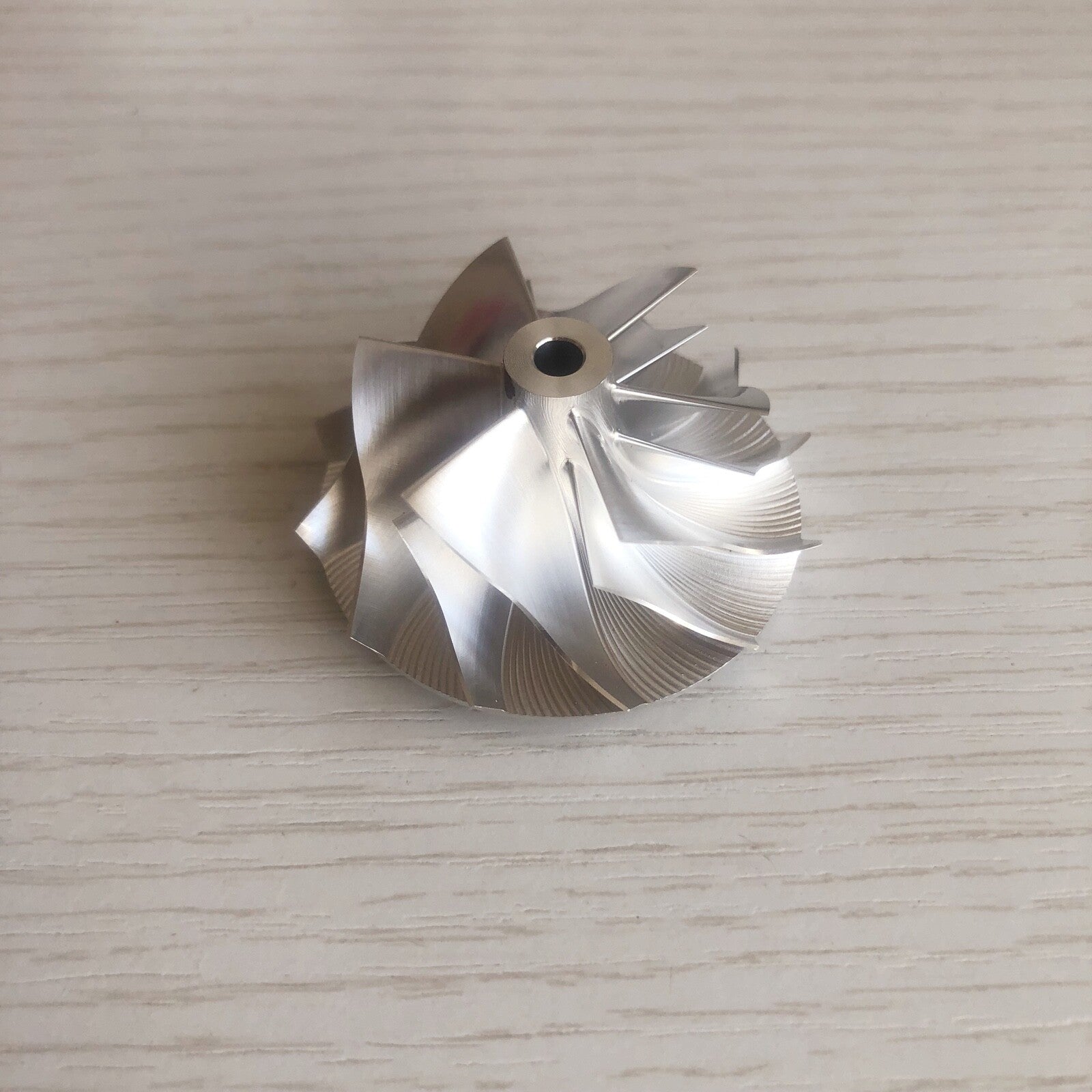 KP39 35.57/46.00mm 6+6blades performance billet compressor wheel overback: 2.81