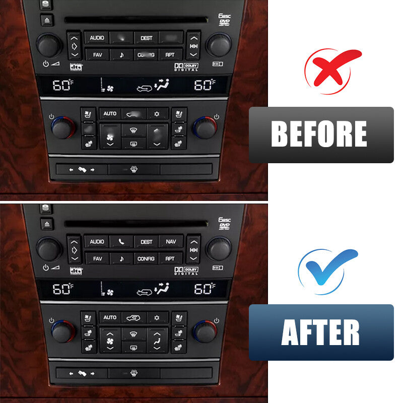 For 07-14 for Cadillac for Escalade EXT ESV Climate Control Radio Button Repair Decal